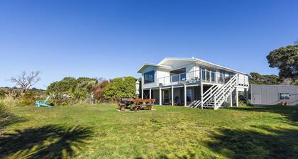 Beachfront Sanctuary - Parapara Holiday Home