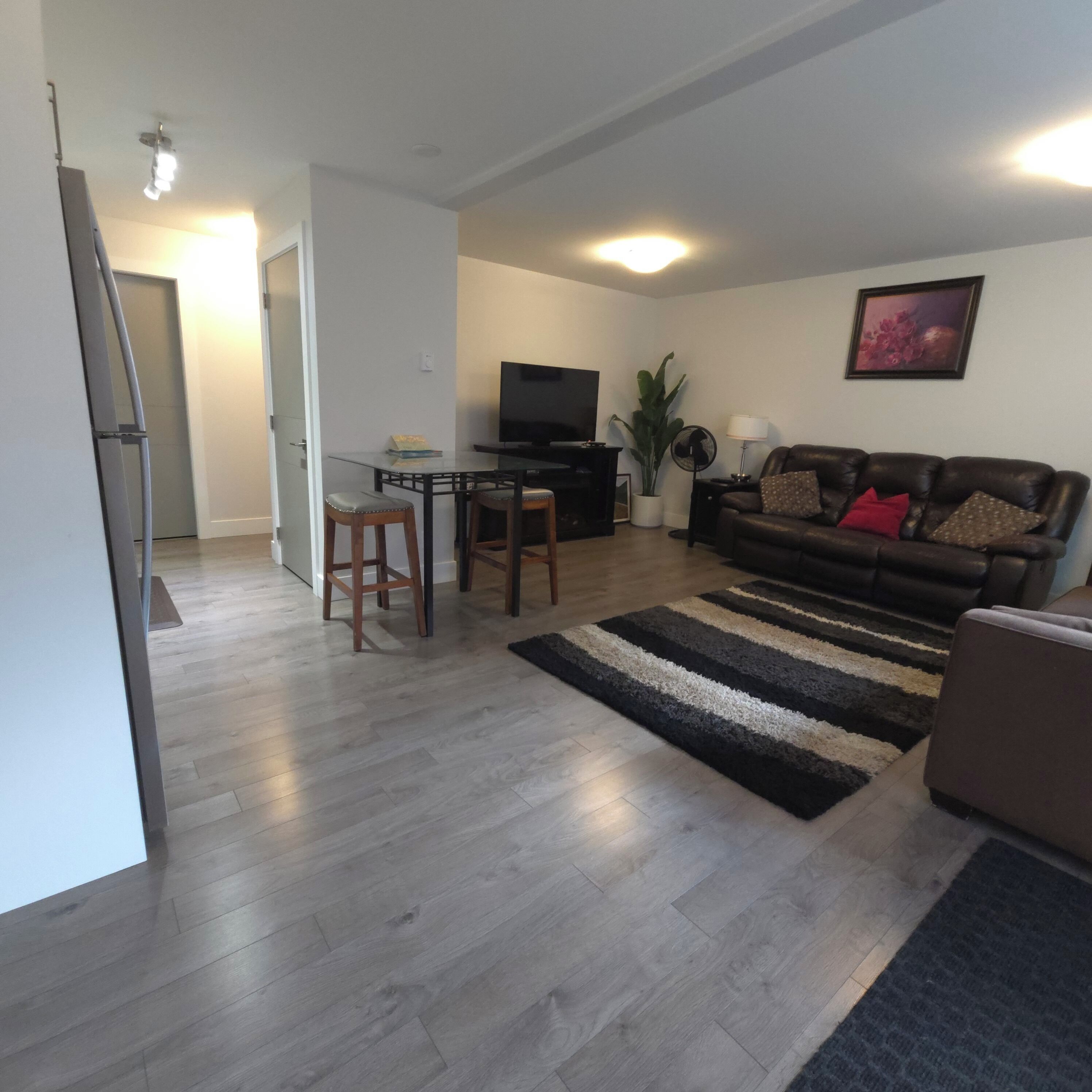 TV connectée, cheminée