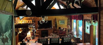 Luxury cabin located for easy access to UTV/ATV trails and snowmobile trails.