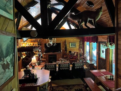 Luxury cabin located for easy access to UTV/ATV trails and snowmobile trails.