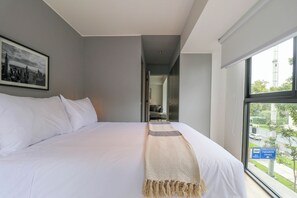 Apartament, 2 dormitoris (405) | Escriptori, planxa i posts de planxar i wifi gratuïta