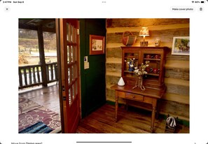 Interior - Unplug & Recharge at “Visions of the Past” - our Rustic Cabin from 1844 (Sautee Nacoochee)