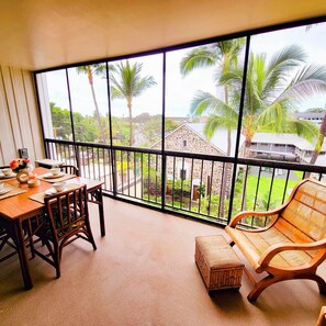 Leilighet, 1 queensize-seng med sovesofa (Kona Plaza#411) | Utendørsservering