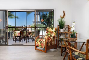 Apartment, 1 Queen-Bett und Schlafsofa (Kona Plaza#411) | Balkon