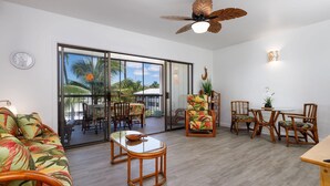 Condo, 1 Queen Bed with Sofa bed (Kona Plaza#411) | Living area - Kona Plaza#411 (Kailua-Kona)