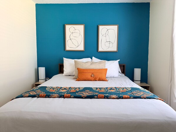 2 bedrooms, iron/ironing board, free WiFi