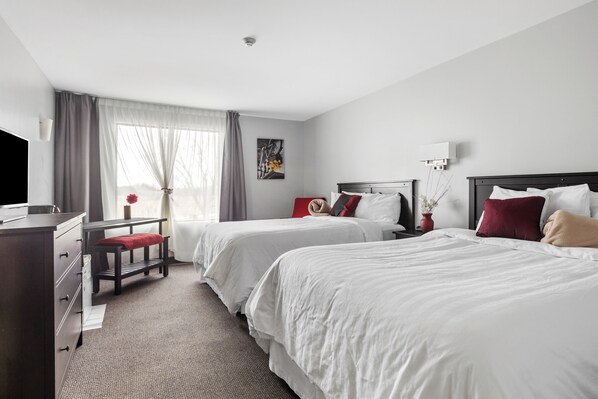 8 habitaciones, internet y ropa de cama 