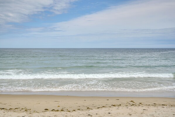 En la playa 