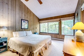 3 habitaciones, tabla de planchar con plancha y acceso a internet