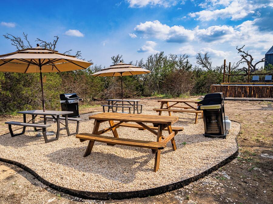 Aire de pique-nique/barbecue