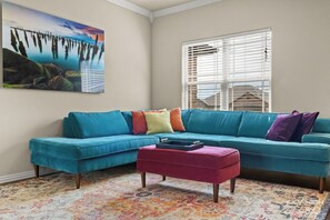 Smart-tv och eldstad