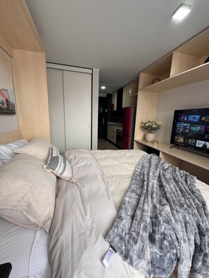 1 Schlafzimmer, kostenloses WLAN, Bettwäsche