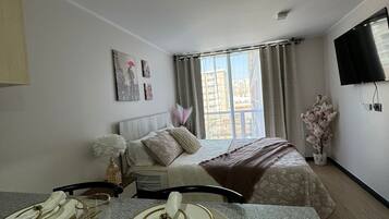 1 makuuhuone, ilmainen Wi-Fi, vuodevaatteet