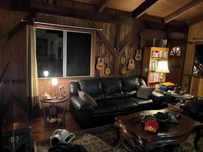 Smart TV, DVD player, books, computer monitors