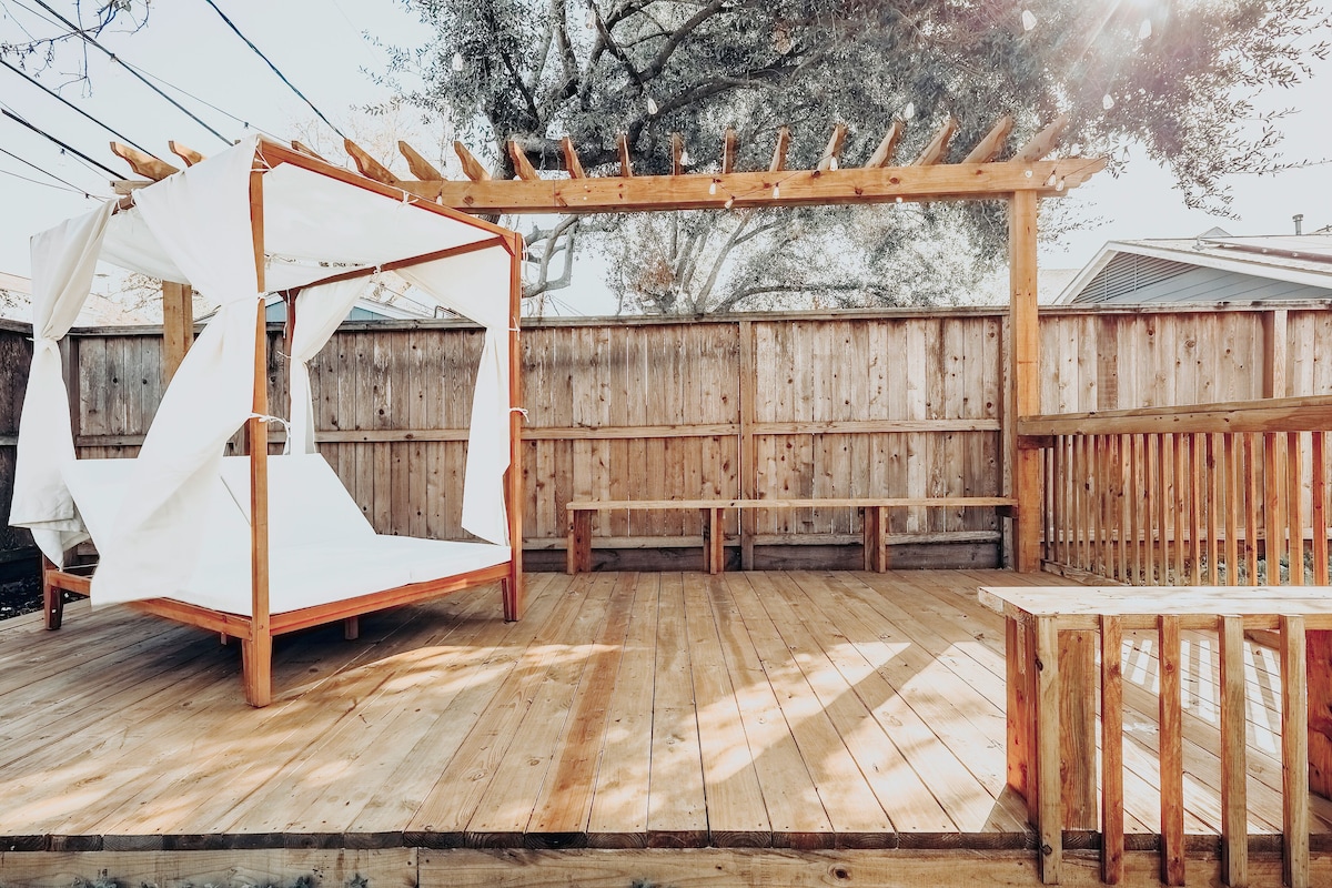 Cozy Retreat near NRG stadium & Medical Center - Patio Grill - Pet Friendly