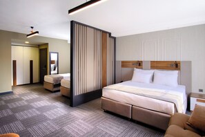 開放式套房 | 高級寢具、房內夾萬、遮光窗簾/窗簾、隔音