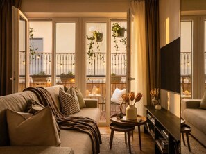 Een televisie en een kantoor