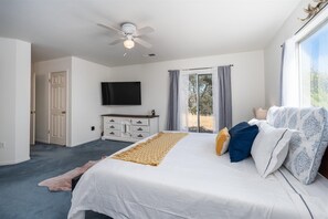 3 bedrooms, iron/ironing board, travel cot, WiFi