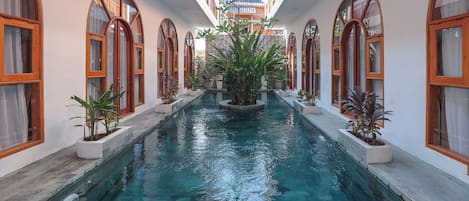 Comfort Single Room, Pool View | Outdoor pool