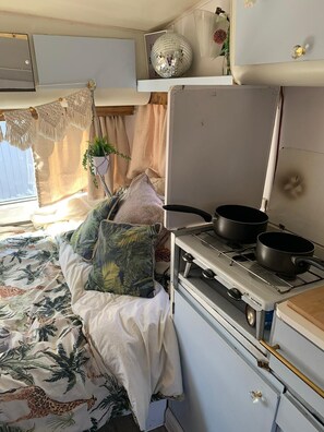 1 soverom og sengetøy