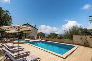 A heated pool - Villa Anna With Private Pool And Garden, Bribir, Croatia (Bribir)