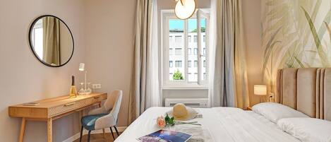 2 多间卧室、熨斗/熨衣板、免费 WiFi、床单