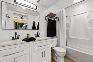 Shower, hair dryer