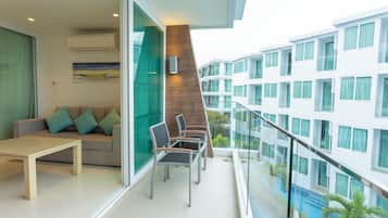 Leilighet – basic, bassengutsikt | 1 soverom og wi-fi (inkludert)