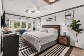 4 chambres, fer et planche à repasser, accès au Wi-Fi (inclus)