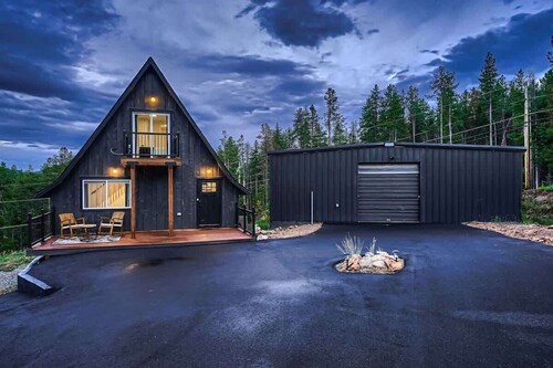 Aspen A-Frame | Modern-Seclusion-Hot Tub