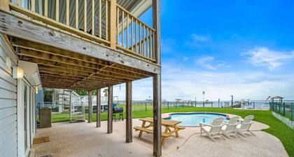 Waterfront Bay Home with Pool & Private Pier