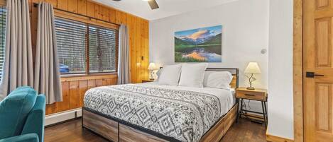 1 bedroom, iron/ironing board, travel crib, WiFi