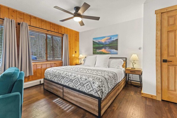 1 bedroom, iron/ironing board, travel crib, WiFi