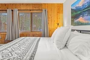 1 bedroom, iron/ironing board, travel crib, WiFi