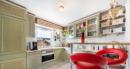 Ferienwohnung 'Fewo Energiepunkt Am Planitzwald' mit privater Terrasse, privatem Garten und Wi-Fi