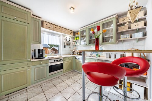 Apartment 'Fewo Energiepunkt Am Planitzwald' with Private Terrace, Private Garden and Wi-Fi