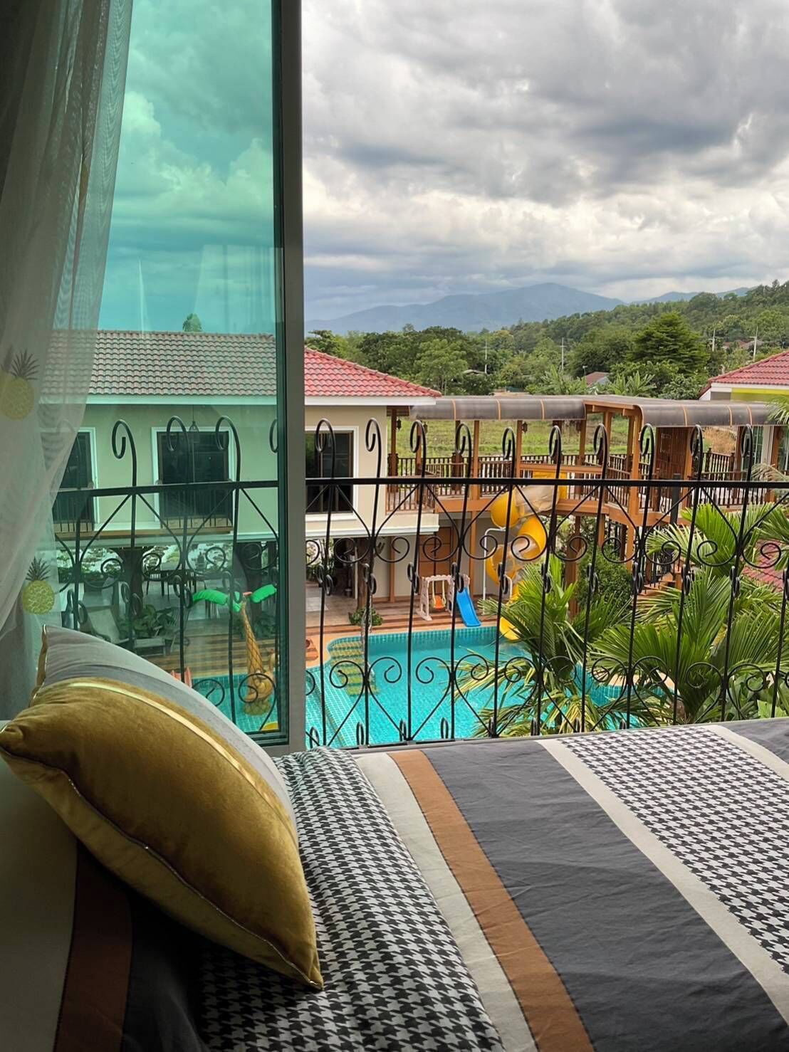 Näkymä majoituspaikasta