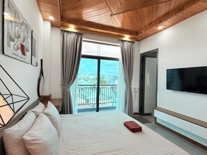 Premium Double Room, Balcony | Individually furnished, desk, laptop workspace, blackout curtains - Hasa Da Lat Hotel and Apartment (Da Lat)