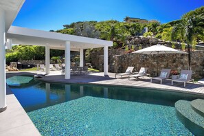 Et oppvarmet basseng