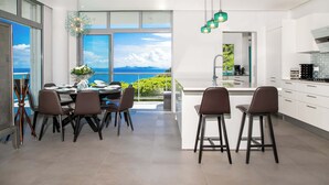 Dining - Five Minutes More (4 bedrooms) - Luxury villa with pool, Oyster Pond, St. Maarten (Oyster Pond)