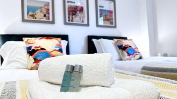 2 bedrooms, iron/ironing board, free WiFi, bed sheets