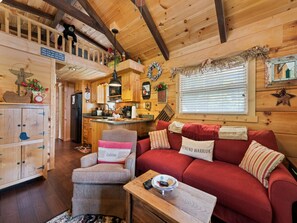 TV connectée, cheminée