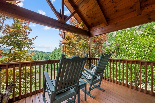 Cabin 2 Porch View