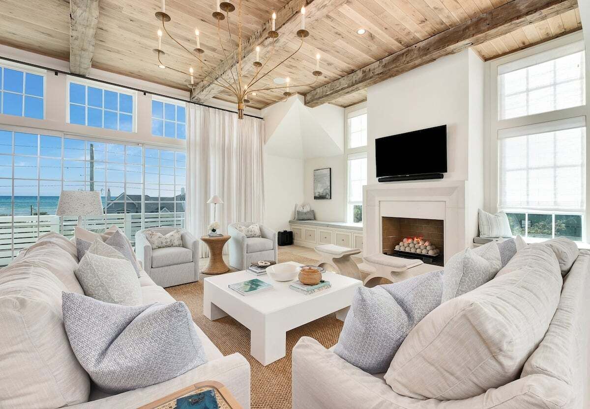 Smart TV, fireplace, table tennis, books