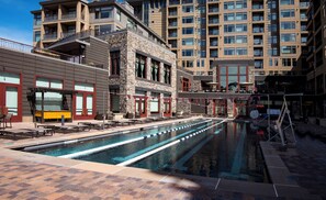 Una piscina riscaldata