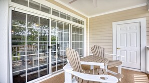 Terrace/patio - 634 Wedgewood - Barefoot Resort Rentals (North Myrtle Beach)