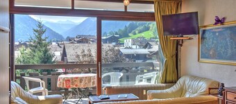 Studio for 4 in Morzine with balcony and garage