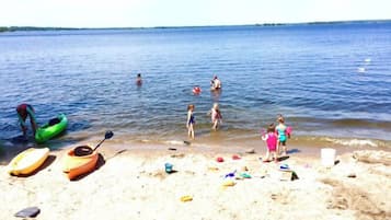 Private beach, motor boating, rowing