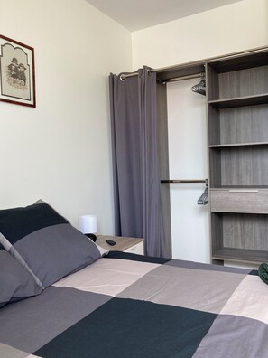 2 bedrooms, iron/ironing board, travel crib, WiFi