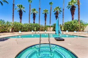 Interior - Community Pool Access: Chic Palm Springs Condo (Palm Springs)